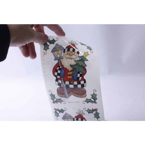Big Santa, Scrapbooking, Sticker Roll, with Clear Background, designed by - Picture 1 of 4